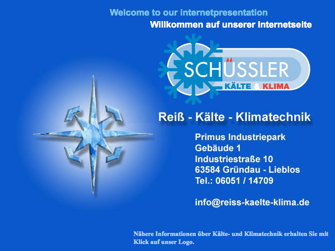 Reiss Kaelte- und Klimatechnik - weiter zu unserer Homepage